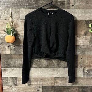 H&M glitter top